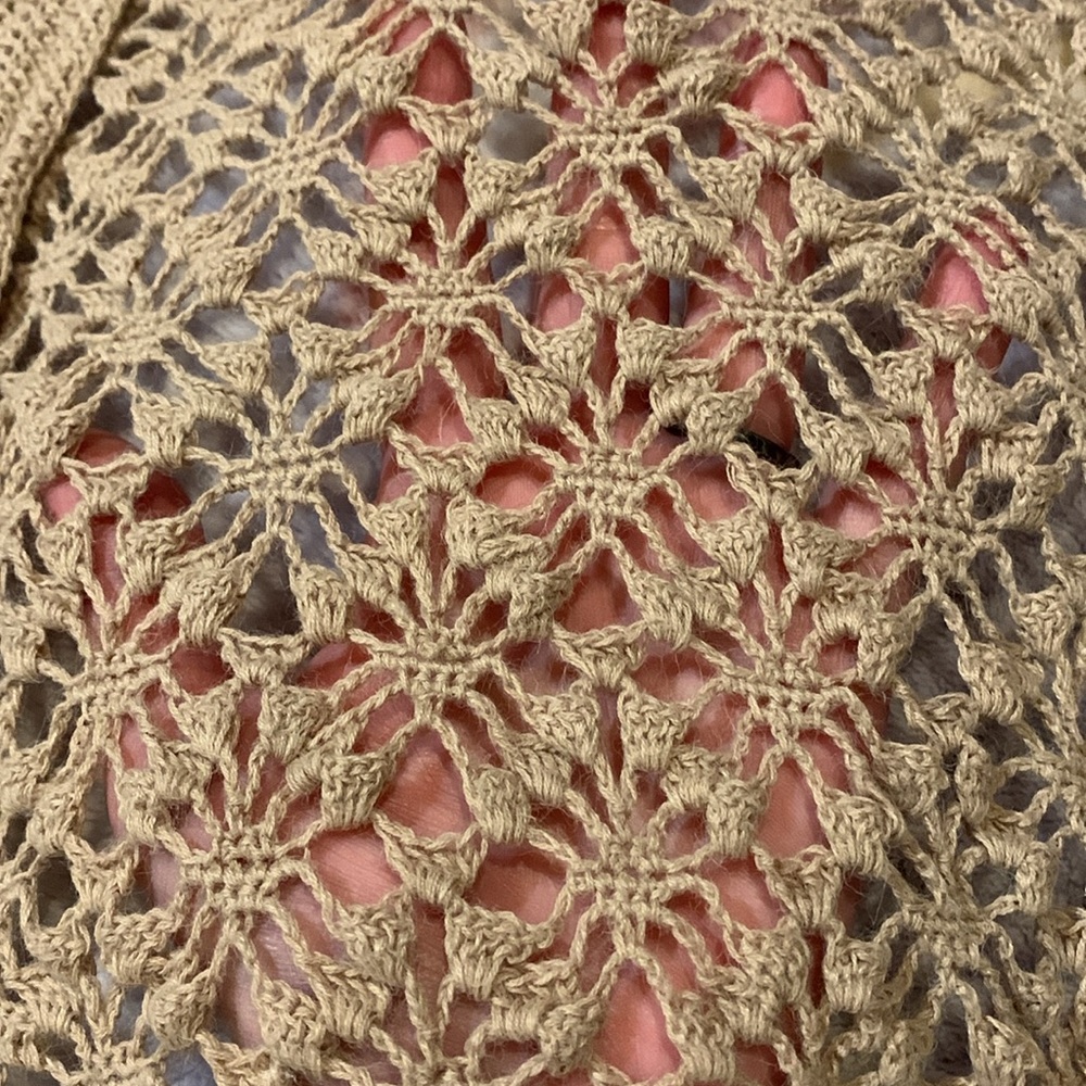Fairy Grunge Crochet Knit Batwing Shrug Cardigan - Picture 4 of 7